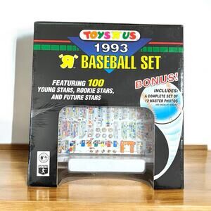 1993 Topps Toys 'R' Us Baseball Set 100 Cards & Photos -Rookie-Mint Sealed Box